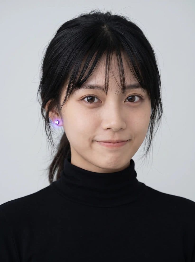 寫實風女性角色的大頭照